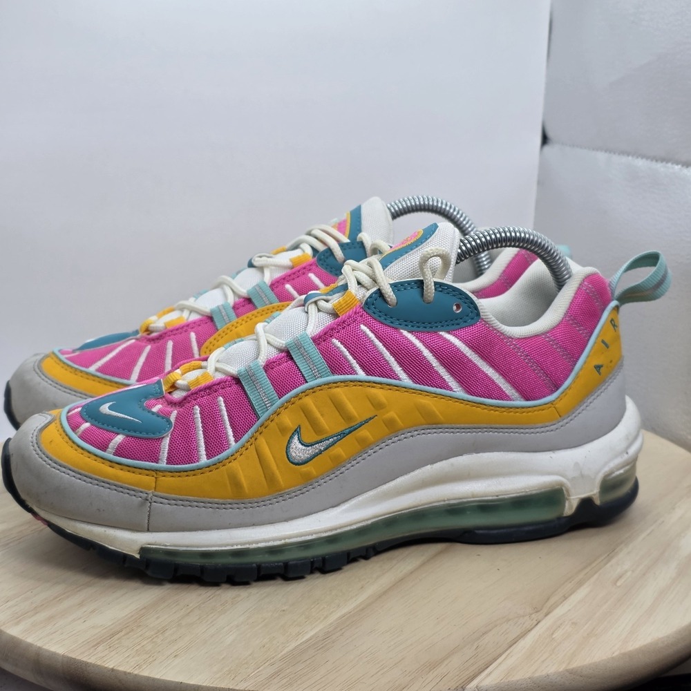 Women's Size‎ 9.5 - Nike Air Max 98 Easter Spirit Teal Laser Fuchsia CI9897-301